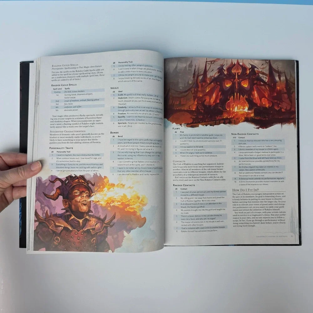 Guildmaster's Guide to Ravnica 5e 2018 Dungeons & Dragons Hardcover